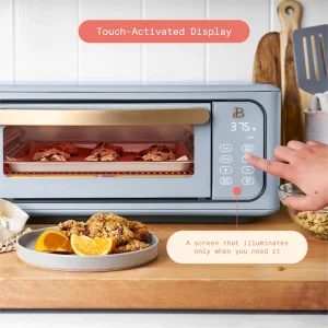 Beautiful Infrared Air Fryer Toaster Oven, 9-Slice, 1800 W, White Icing by Drew Barrymore