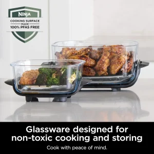 Ninja Crispi 4-in-1 Portable Glass Air Fryer Cooking System