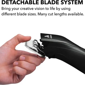 79170 Pulse Zr II 5-Speed Detachable Blade Clipper, Cordless Animal/Dog Grooming, Removable Lithium Ion Battery, LED Charge Light, Black