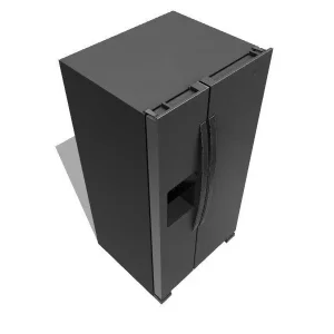 36-Inch Wide Side-By-Side Refrigerator - 24 Cu. ft. Stainless Steel