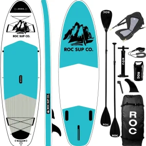 ROC inflatable stand-up paddle board SUP paddle board accessories Anti-slip comfortable deck