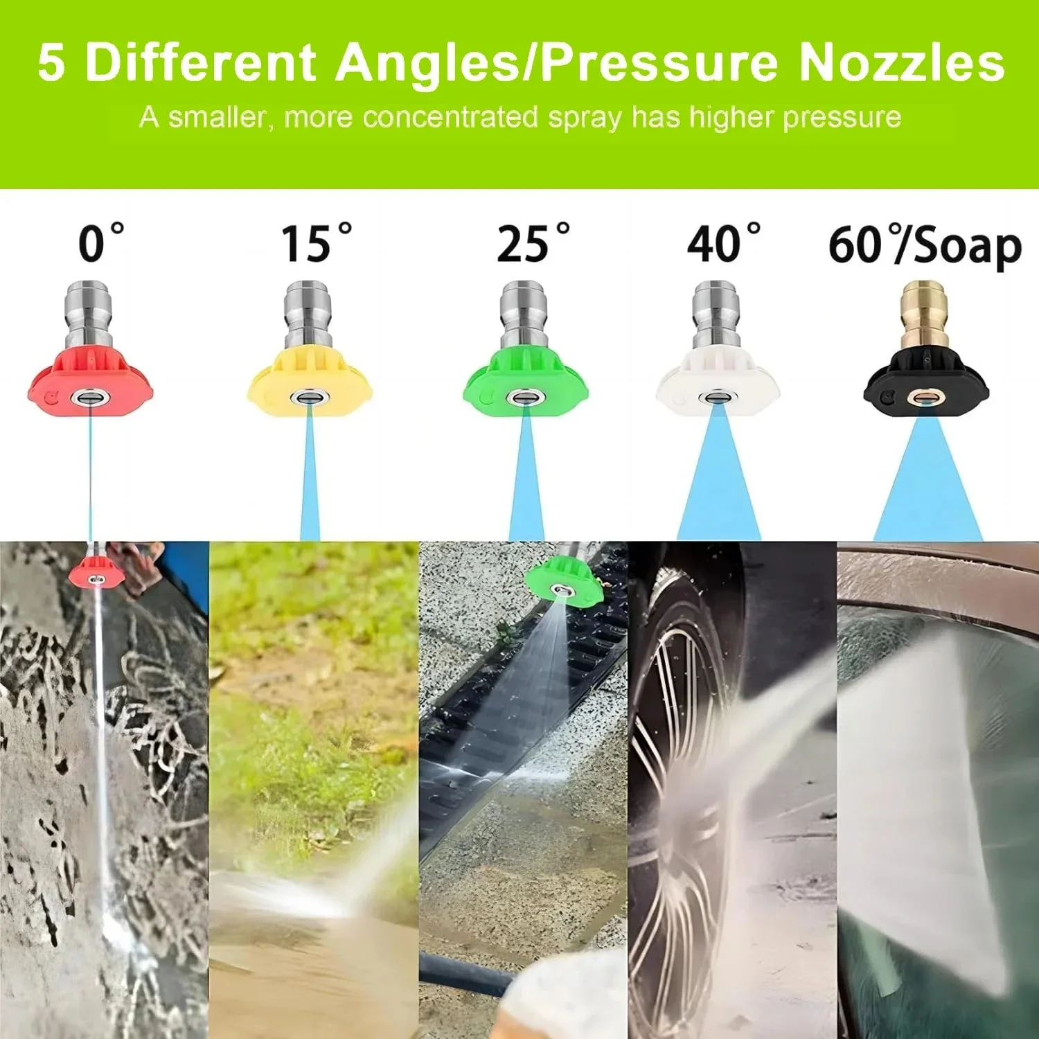 Electric Pressure Washer, 3800PSI 2.6 GPM Power Washer Machine with Hose Reel,4 Quick Connect Nozzles, Foam Cannon, for Cars, Patios, and Floor Cleaning,Orange