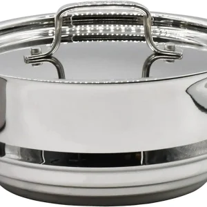 MultiClad Pro Stainless-Steel Cookware 13-Piece Cookware Set, Silver