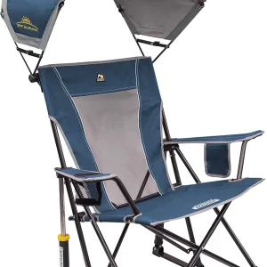 GCI Outdoor Sunshade Rocker Outdoor Rocking Chair with Canopy