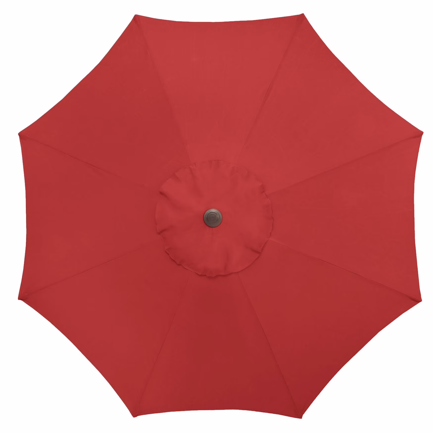 BrylaneHome Outdoor Tilt-And-Crank Umbrella With 8 Sturdy Steel Ribs Heavy Duty Fade-Resistant Tilting Shade Patio Garden Backyard Décor Pool Home