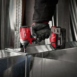 Milwaukee M18 Fuel 1/4" 18V Hex Impact Driver Kit 2853-22 with (2) 5Ah Batteries, Charger, & Carrying Case