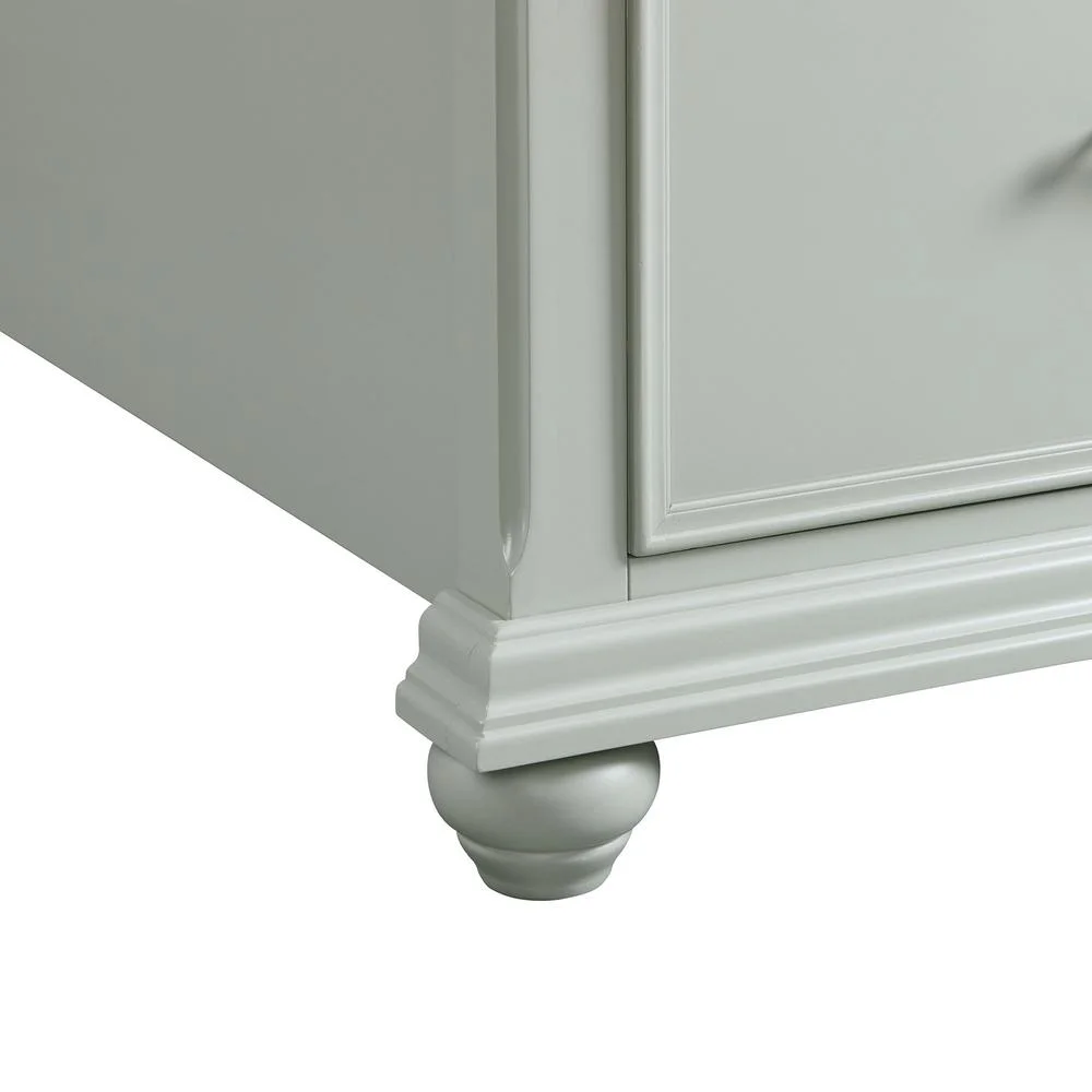 Picket House Furnishings Brooks Queen Platform Storage 6PC Bedroom Set in Grey