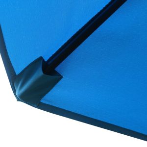 Sunnyglade 10Ft Outdoor Adjustable Offset Cantilever Hanging Patio Umbrella (Blue)