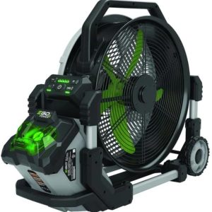 POWER+ Portable Misting Fan - 18" Outdoor Electric, 5 Speeds