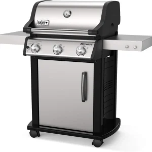 Weber Spirit E-325 Liquid Propane Gas Grill for Outdoor Cooking and BBQ, 3 Burners
