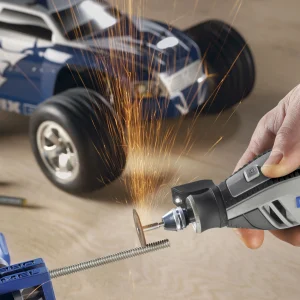 Dremel 4300-9/64 Platinum Edition Corded Rotary Tool, Variable Speed with 9 Dremel Tool Attachments, 64 Accessories, Storage Organizers & Dremel Tool Case, 1.8A/120V