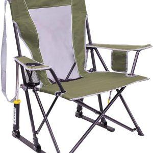 GCI Outdoor Sunshade Rocker Outdoor Rocking Chair with Canopy