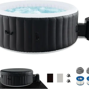 Inflatable Hot Tub, Blowup Pool Hottub, Portable Outdoor Water SPA