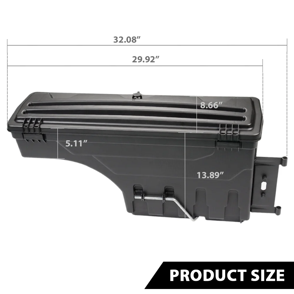 Truck Bed Storage Box Toolbox LH & RH Fit For Dodge Ram 1500 2500 3500 2002-2008