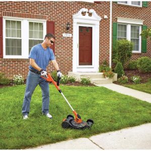 BLACK+DECKER Combination String Trimmer, Lawn Mower, and Edger, Cordless 3-in-1