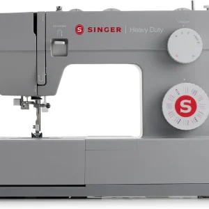 SINGER Heavy Duty 4452 High Speed Sewing Machine With Accessory Kit | Strong Motor with Enhanced Piercing Power, 110 Stitch Applications, Full Metal frame, 1-step Buttonhole & LED Lights