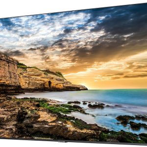 Business QE75T 75-inch 4K UHD 3840x2160 LED Commercial Signage Display, HDMI, USB, Speakers, 3-Yr Wrnty, 16/7 Operation, 300 nit (LH75QETEPGCXGO), Black