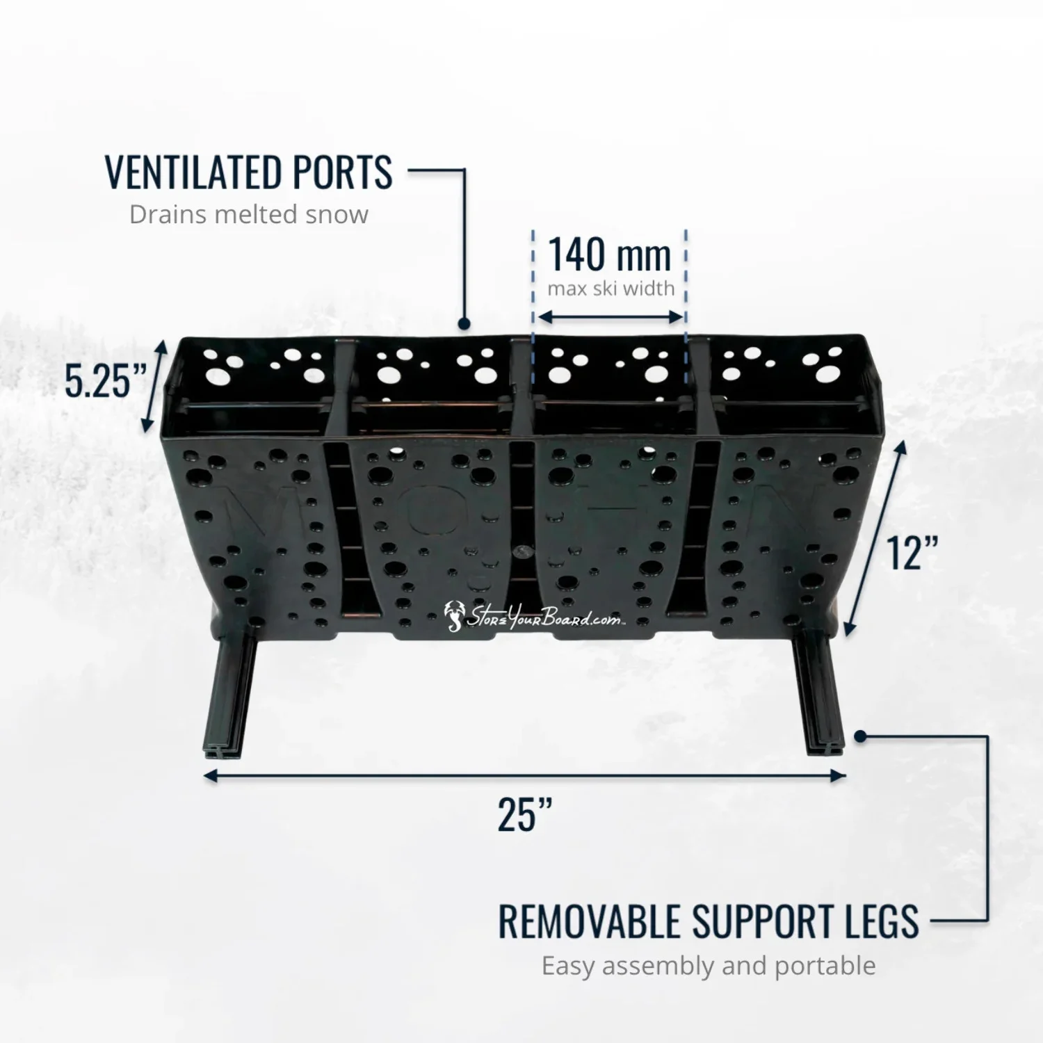 Skis Storage Rack