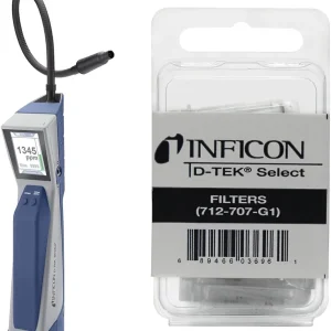 Refrigerant Leak Detector and Portable Monitor, Model: 724-202-G1,Off-White