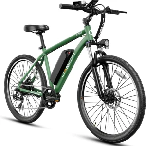 Jasion EB5 Electric Bike for Adults with Peak 40 Miles 20MPH Commuting Electric Mountain Bike