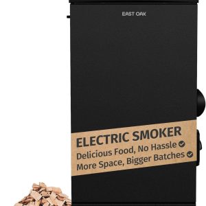 EAST OAK 30" Outdoor Electric Smoker Built-in meat probe smokes up to 6 times longer