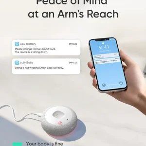 eufy Baby Smart Sock S320 Baby Monitor with 2K Camera