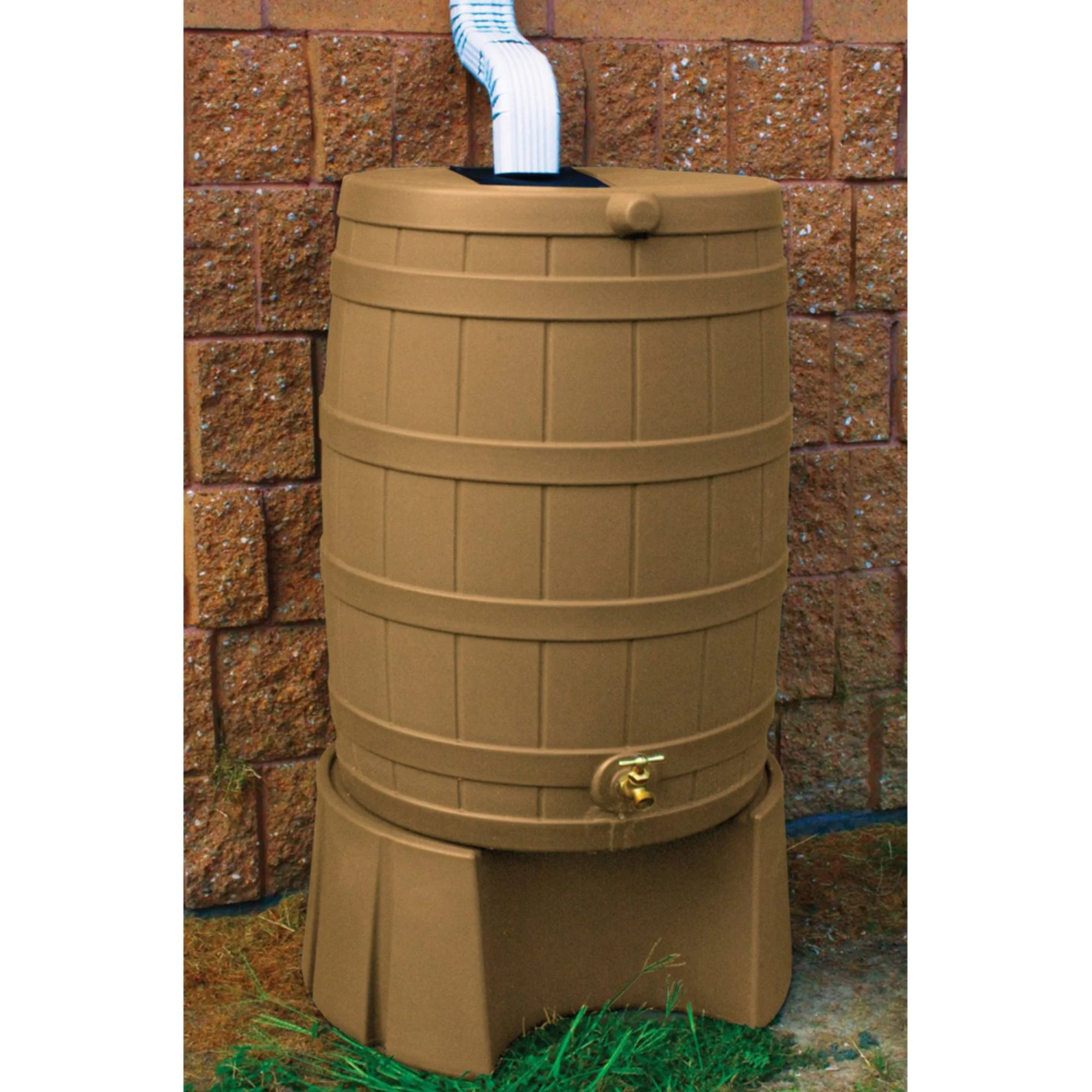 Good Ideas Rain Wizard Rain Storage Collection Rain Barrel 50-Gallon