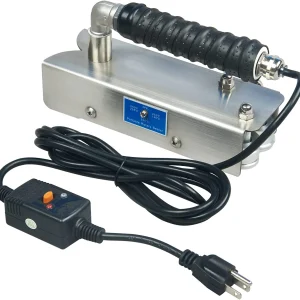Sgpkme Continuous Hand Rotary Bag Sealer Model ROS-25 Stainless Steel Portable Directly-heated Hand Held Sealer