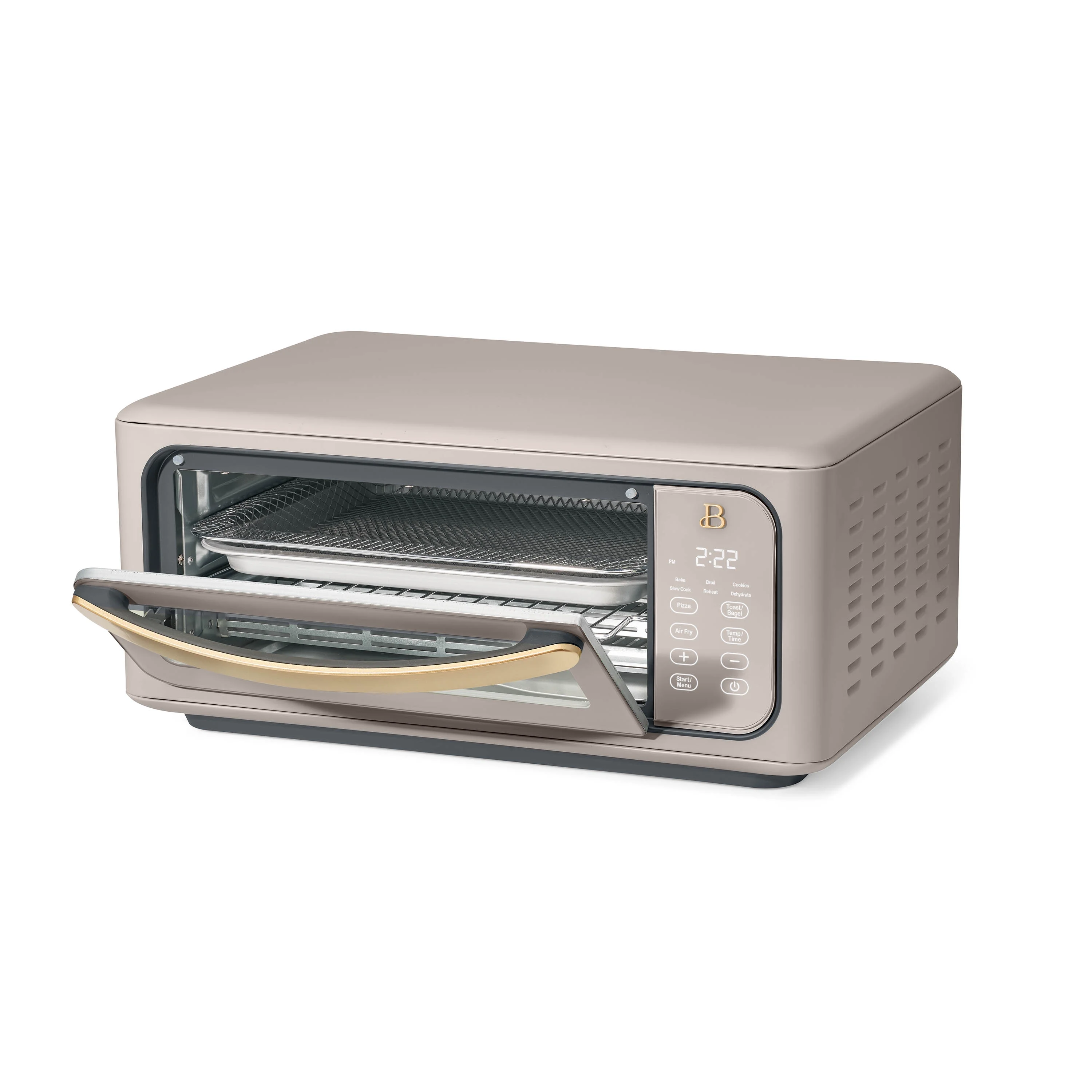 Beautiful Infrared Air Fryer Toaster Oven, 9-Slice, 1800 W, White Icing by Drew Barrymore