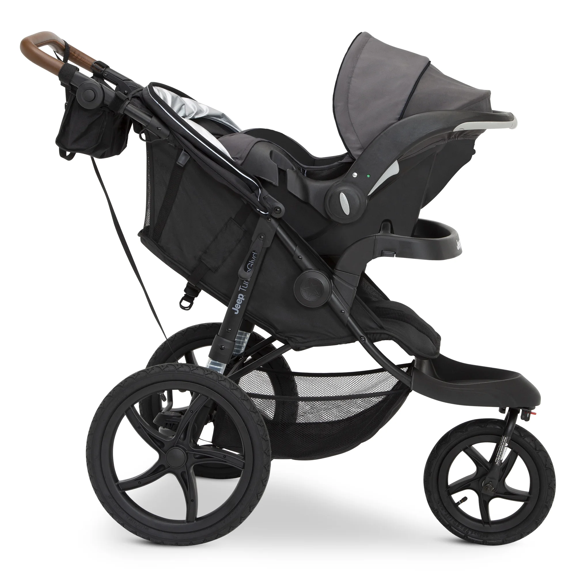 Jeep TurboGlyde Jogging Stroller by Delta Children, Black