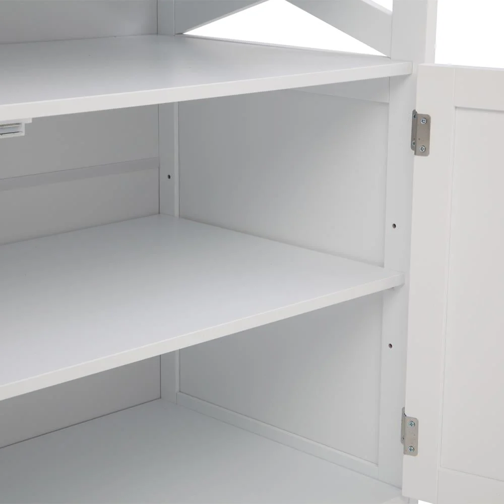 Ktaxon Kitchen Storage Sideboard Dining Buffet Server Cabinet Cupboard, Free Standing Storage Chest Cabinets and Shelf,White