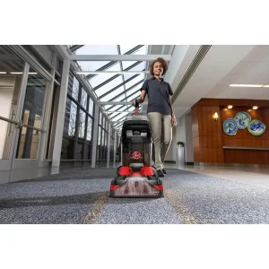 Hoover Commercial PowerScrub XL Spot Extractor, Carpet Cleaner Machine, Upright Shampooer, Commercial Grade Stain Remover, Powerful Deep Cleaner with Heated Drying, CH68000V, Black