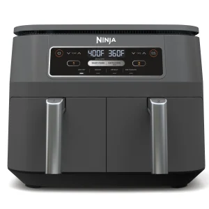 Ninja Foodi 4 in1 8-Quart. 2 Basket Air Fryer with DualZone Technology Air Fry, Roast, and More, DZ100WM