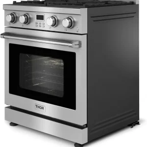 Kitchen Professional 30-Inch Gas Range in Stainless Steel - Model ARG30 THOR