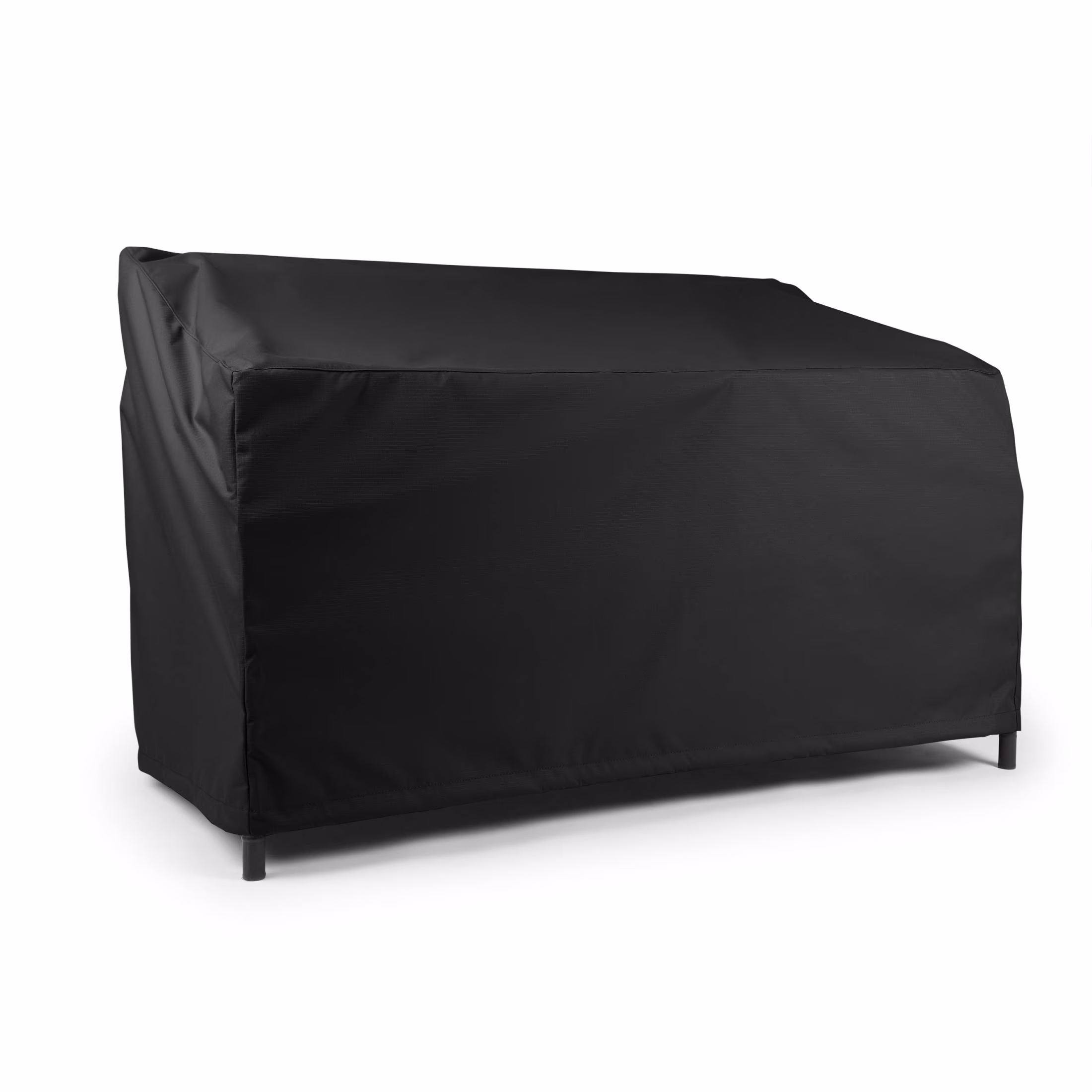 Covermates Outdoor Patio Sofa Cover - Heavy-Duty Polyester, Weather Resistant, Drawcord Hem, Seating and Chair Covers, 82W x 40D x 40H, Ripstop Tan