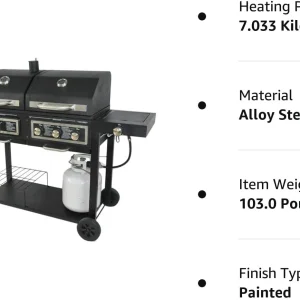 Dual Fuel Combination Charcoal/Gas Grill