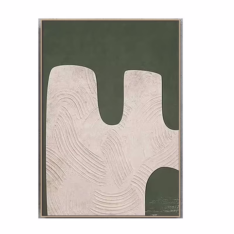 Brown Abstract Painting Wabi Sabi Wall Art Minimalist Painting Neutral Abstract Art Lare Earth Tone Modern Painting Home Decor