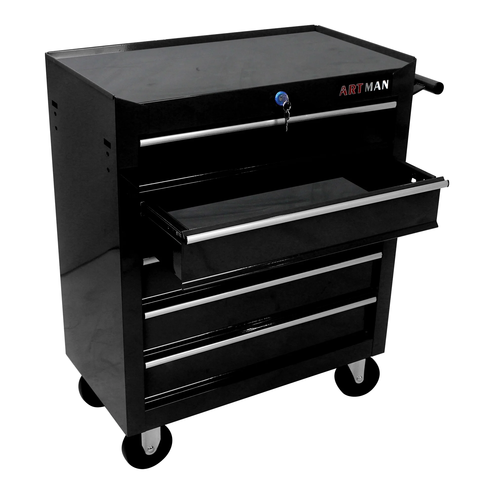 ARTMAN 5 Drawer Rolling Tool Chest, Tool Storage Cabinet with Wheels and Drawers for Garage Warehouse