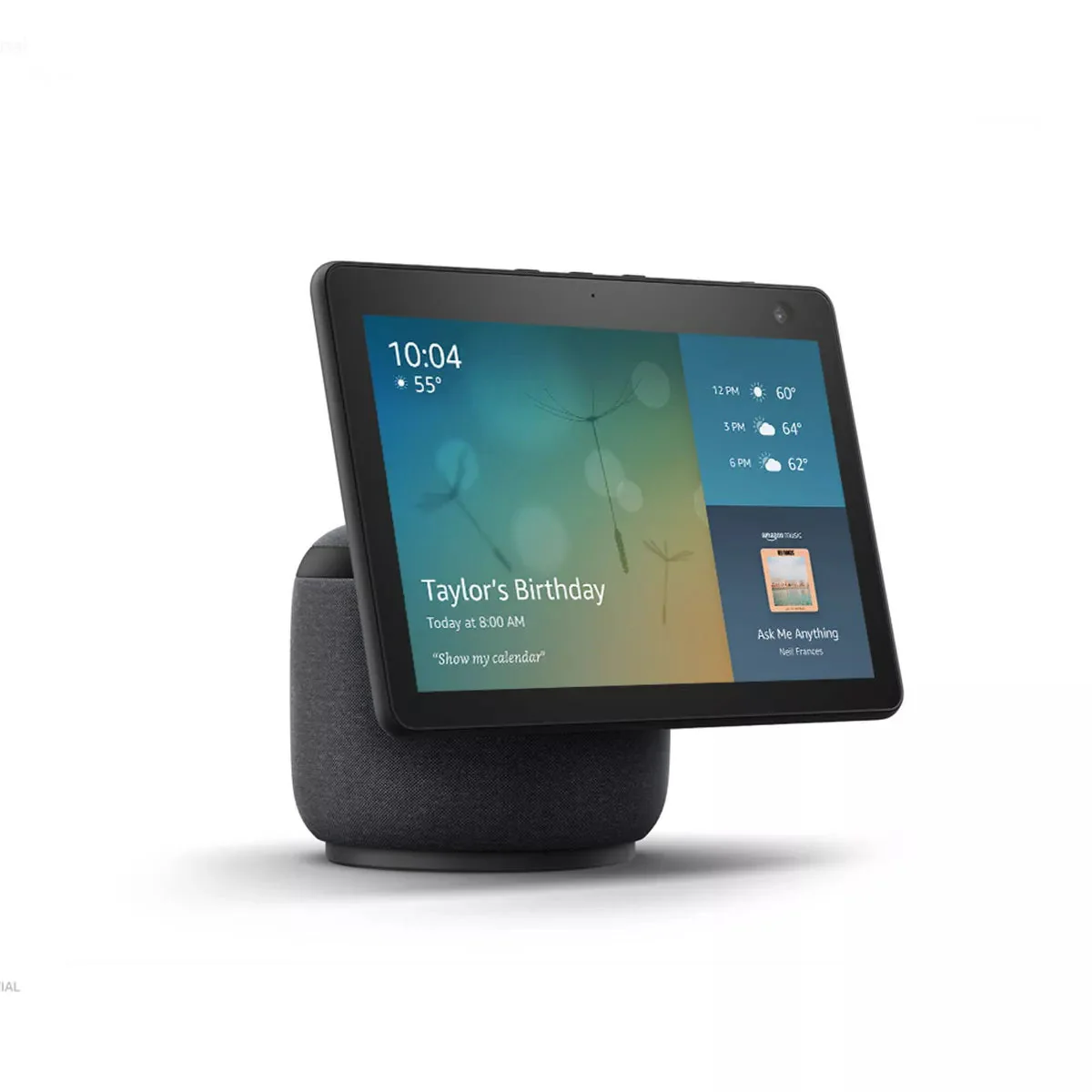 Amazon Echo Show 10 (3rd Gen)- HD Smart Display with Alexa – Charcoal