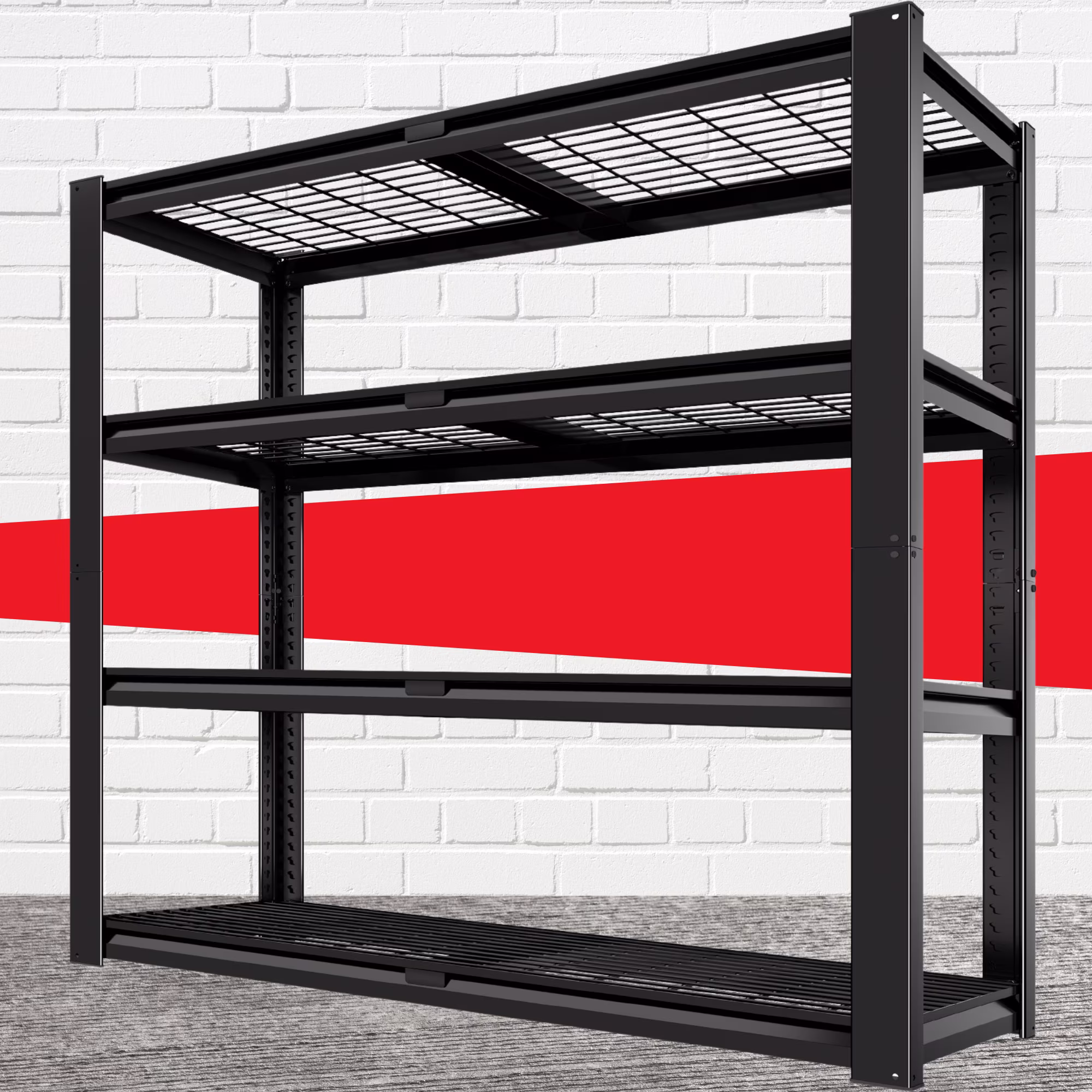Prilinex 2200LBS Metal Storage Shelves Wire Shelving Unit Garage Storage Rack 40"W x 20"D x 60"H Heavy Duty Industrial Shelving