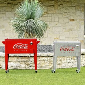 Leigh Country Licensed Coca-Cola Series CP 98111 Metal 60 Qt Outdoor Patio Cooler