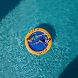 Round Floating Ring Hammock - Heavy Duty Inflatable Raft