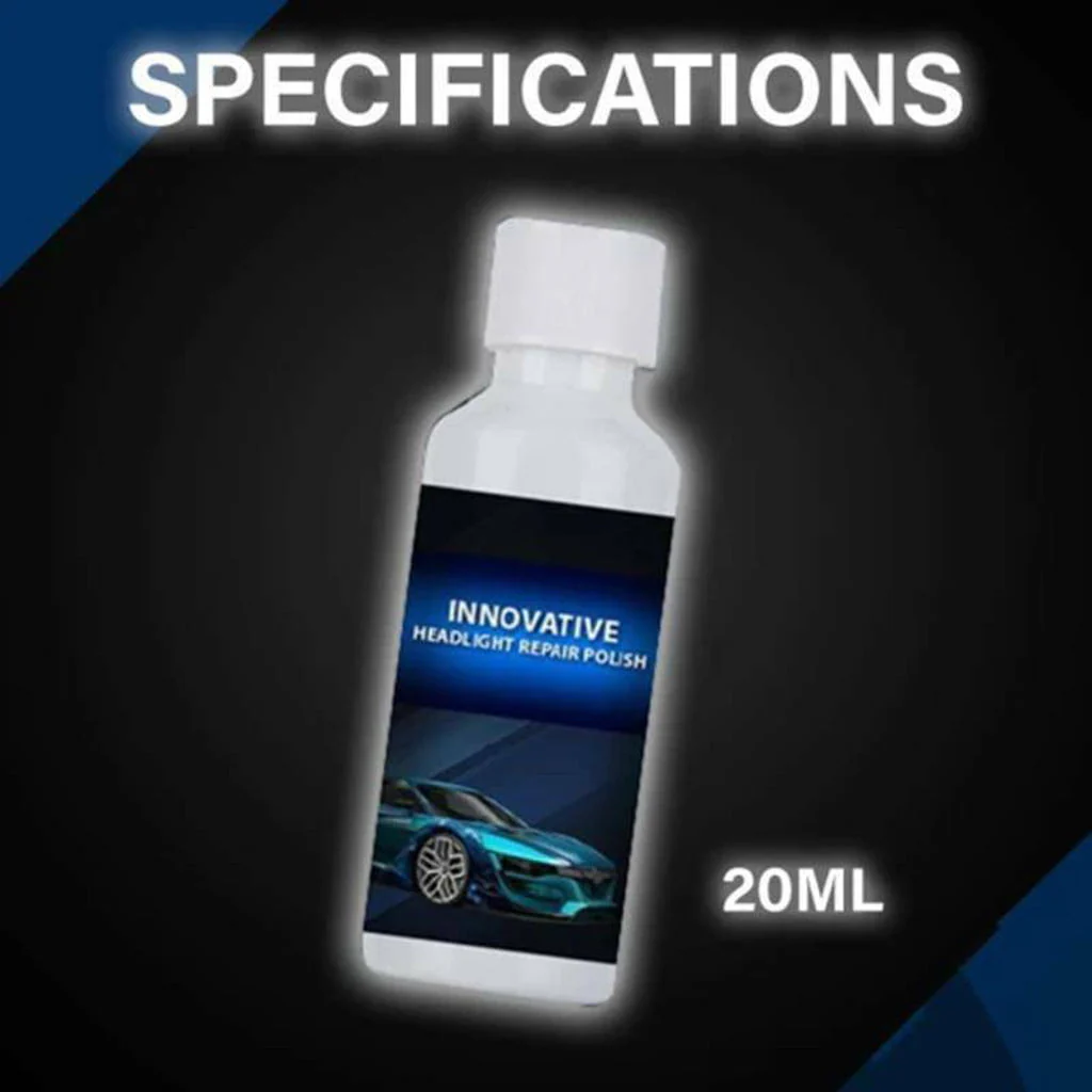 WANYNG Headlight Renewals Polish Car Repair Kit Headlight Repair Liquid Cleaning 20ml Shower Door
