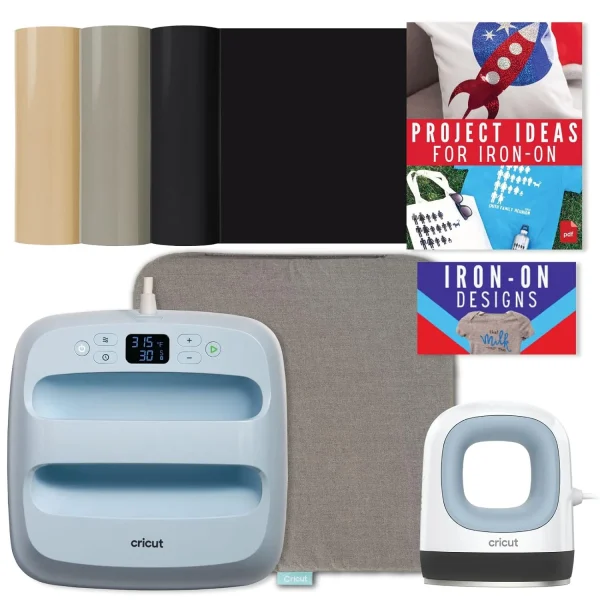 9x9 with Infusible Ink Sheets & Pens, Coasters and 20x16 Heat Mat Bundle - Beginner DIY Project Kit for Home Decor Projects and Custom Apparel, Iron Pressing