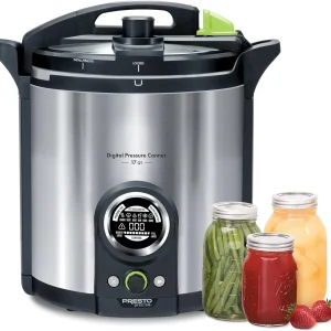 Presto 02152 17-Quart Digital Pressure Canner - Digital Display, Waterbath Capable