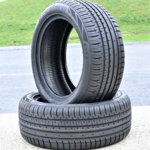 A pair of 2(2) 225/40R20 101W XL AS A/S performance tires