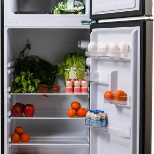 Frigidaire 2 Door Apartment Size Refrigerator Freezer Combo 7.5 cu ft Platinum Series Stainless