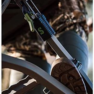 Summit Viper SD Climbing Treestand – Lightweight Aluminum, Foam Padded Seat, 300 lbs Capacity, Includes Safety Harness