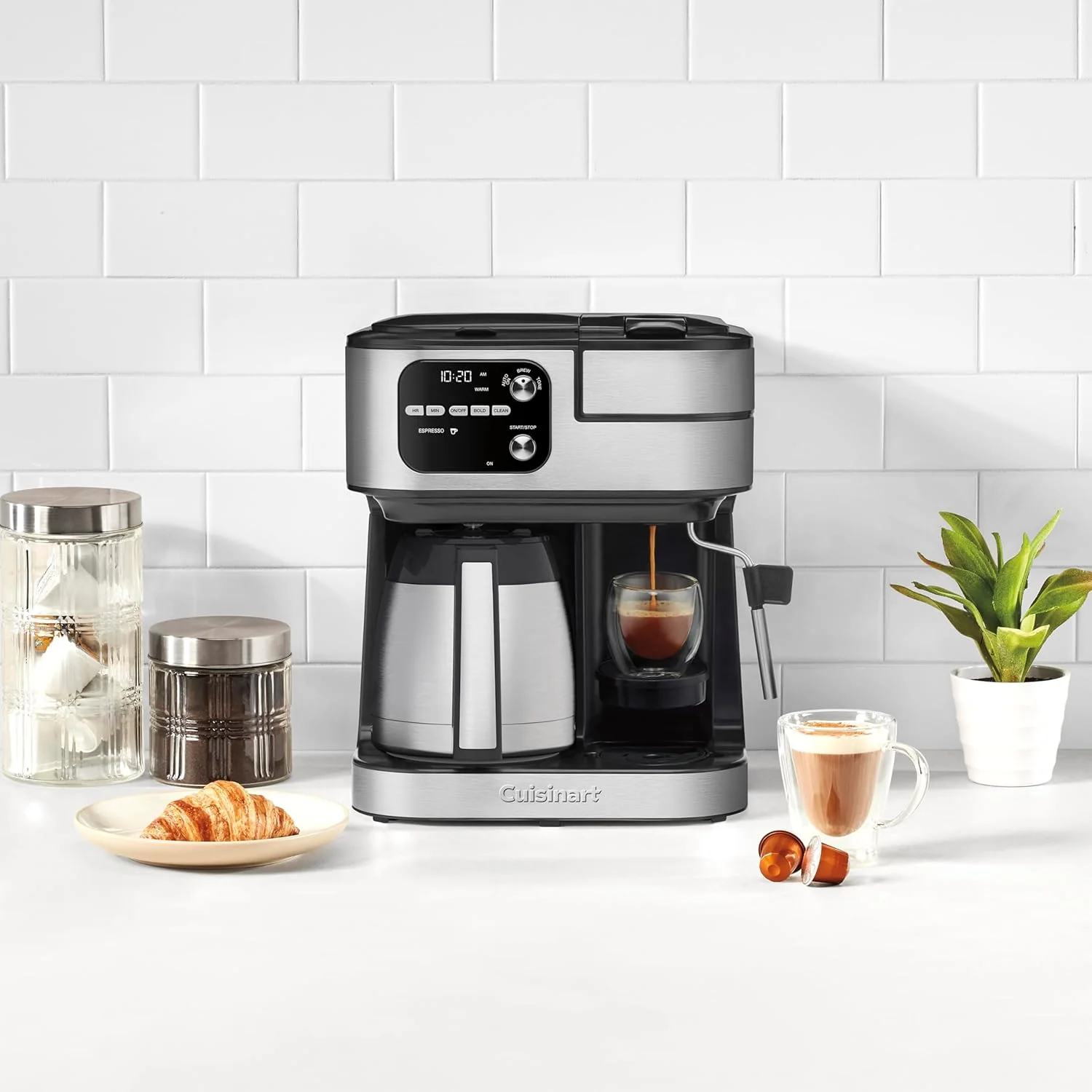 Coffeemaker 4-In-1 Coffee Center Barista Machine