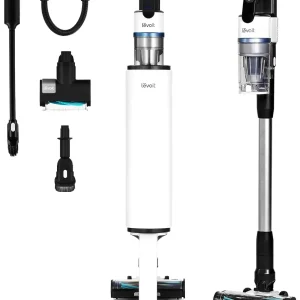 LEVOIT Cordless Vacuum Cleaner, Stick Vac with Tangle-Resistant Design, Up to 50 Minutes, Powerful Suction, Rechargeable, Lightweight, and Versatile for Carpet, Hard Floor, Pet Hair, LVAC-200